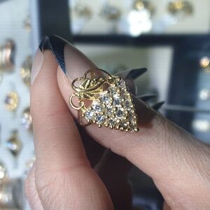 Grape 14k gold ring